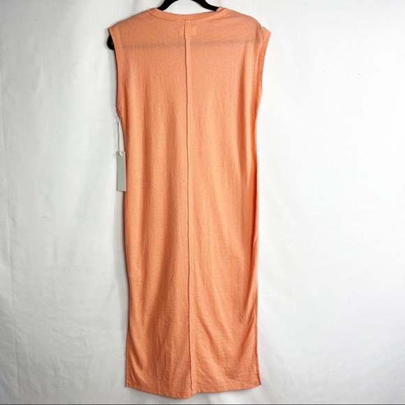 EVERY Crew Neck Sleeveless Thigh High Side Slit Midi Dress Bellini NWT Medium - Picture 8 of 8
